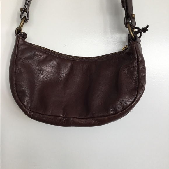 Lauren Ralph Lauren Brown Pebbled Leather Hobo Bag $50 - Picture 7 of 12